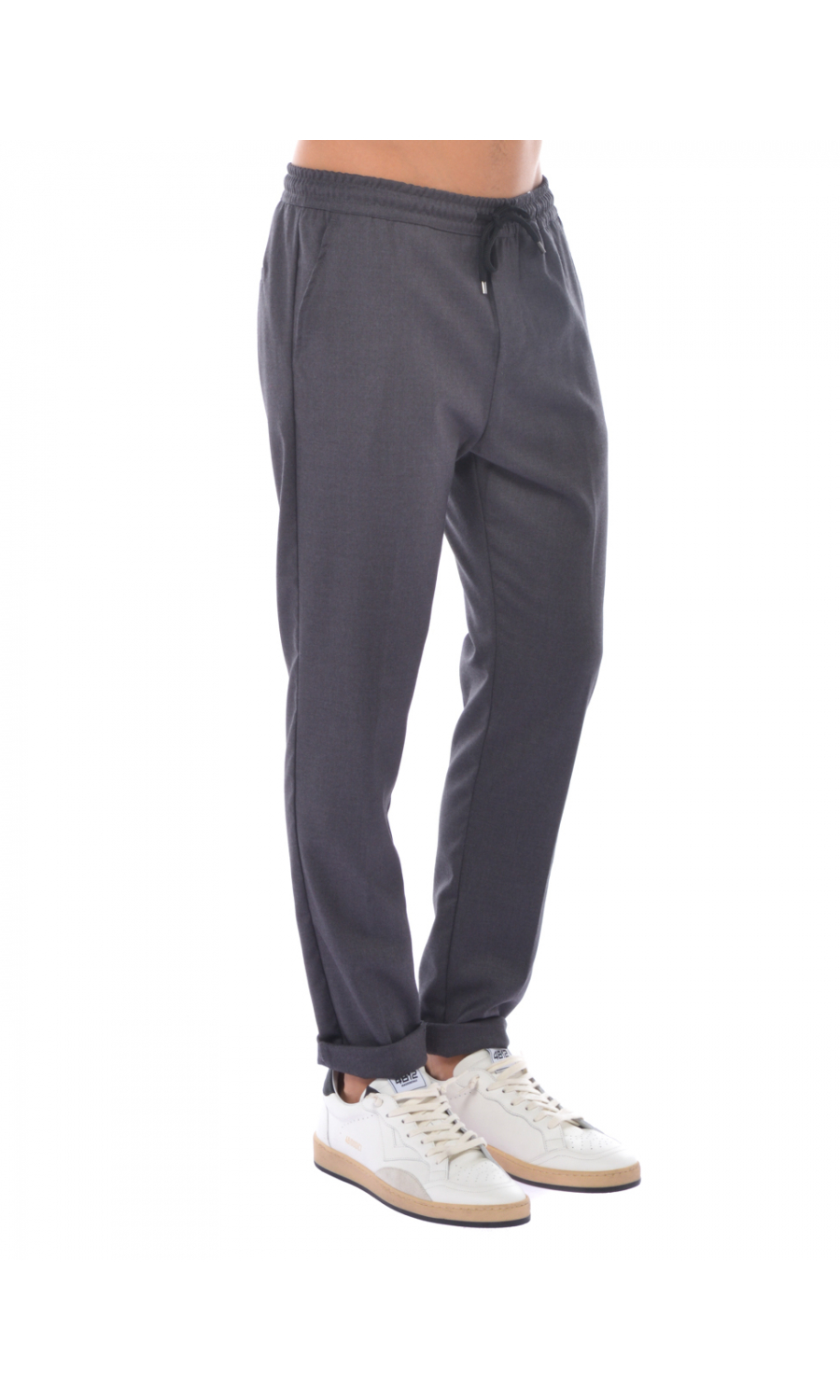 pantalone da uomo Qb24 con elastico e coulisse