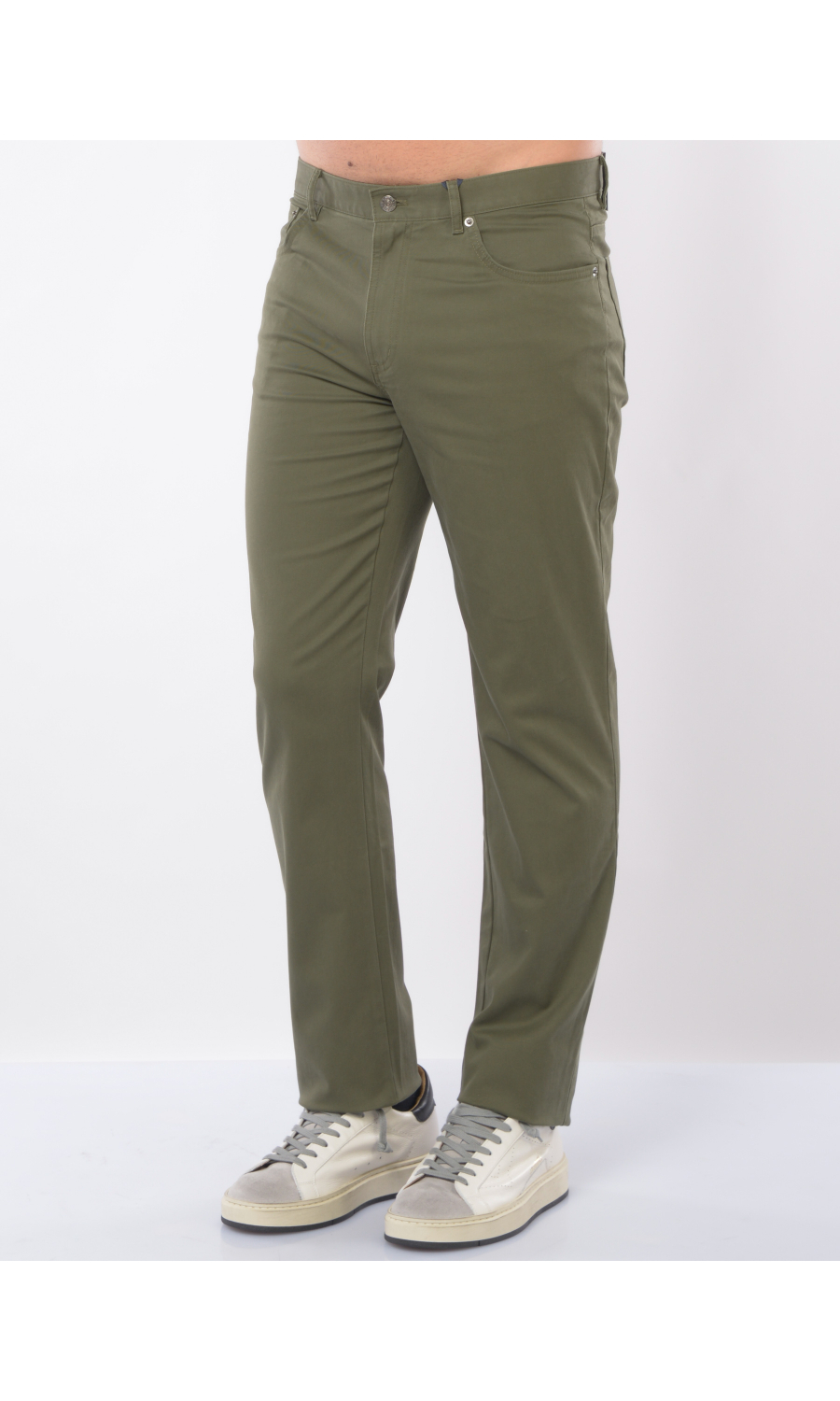 pantalone da uomo Tommy Hilfiger cinque tasche in cotone