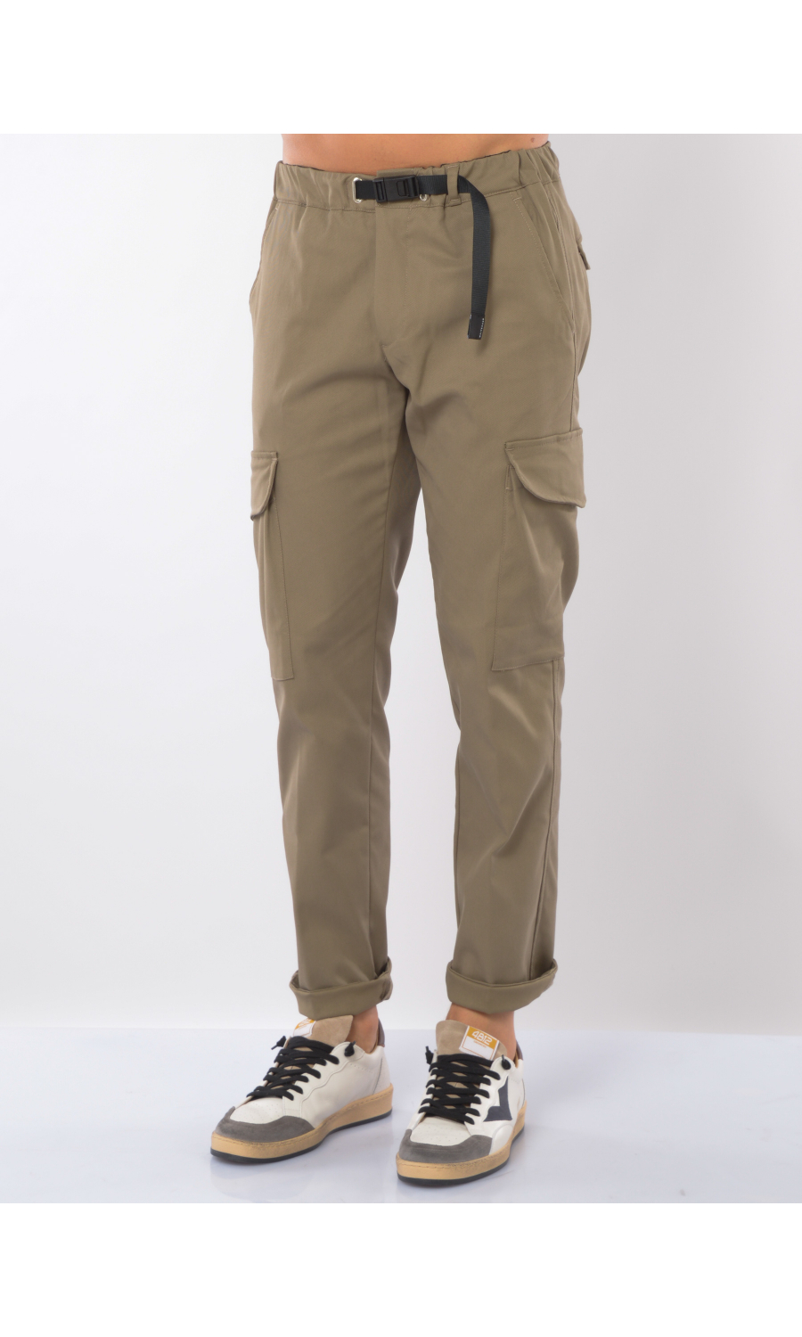 pantalone da uomo White Sand cargo con coulisse