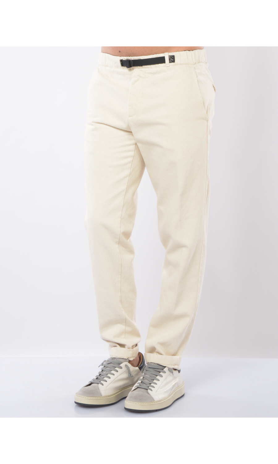 pantalone da uomo White Sand chino con coulisse