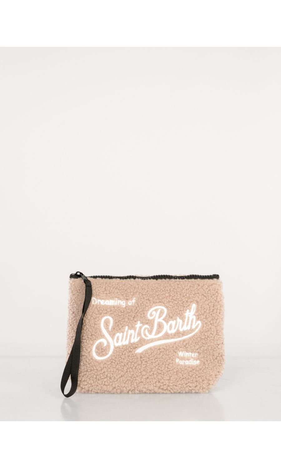 pochette da donna Mc2 Saint Barth effetto teddy con logo