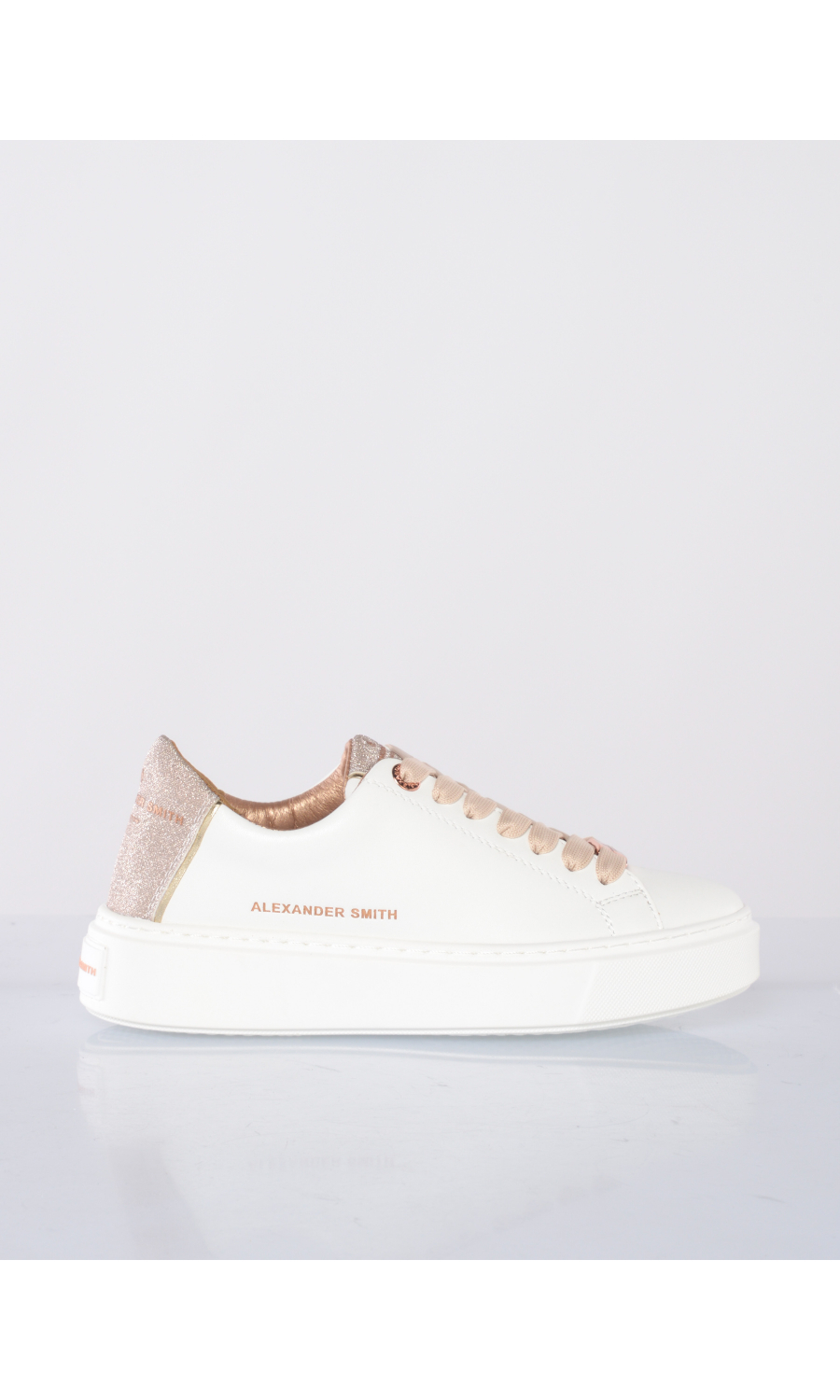 sneaker da donna Alexander Smith London in vera pelle con glitter