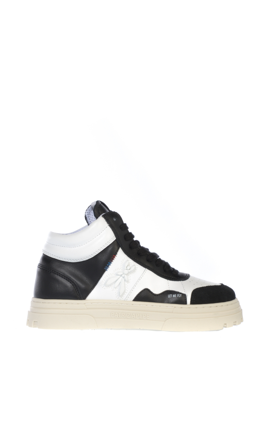 sneaker da donna Patrizia Pepe in pelle bicolore