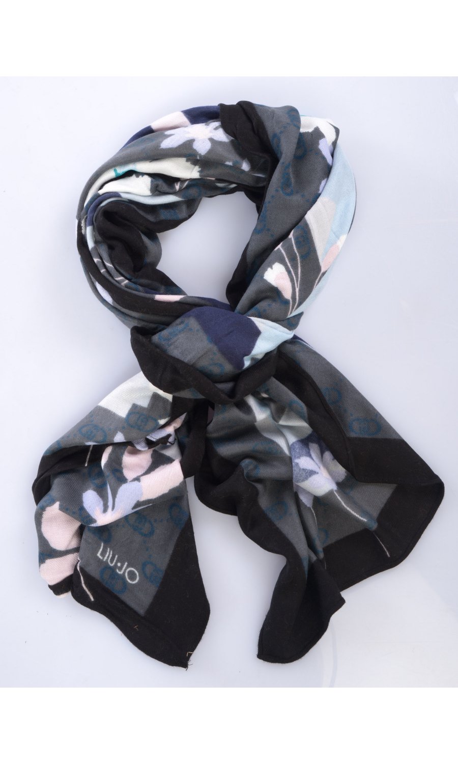 foulard da donna Liu Jo floreale con logo