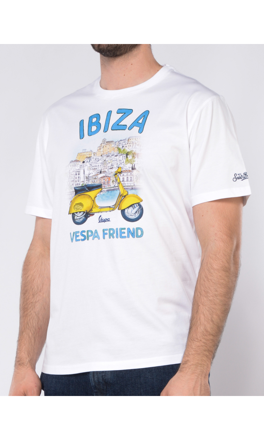 t Shirt da uomo Mc2 Saint Barth Ibiza Vespa Limited Edition