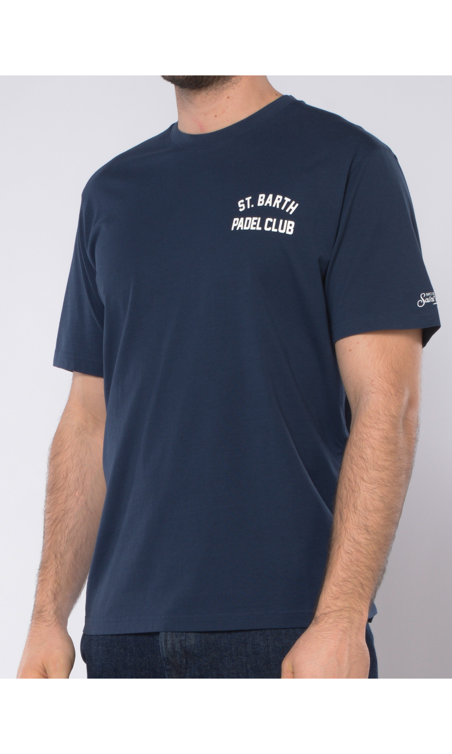 t Shirt da uomo Mc2 Saint Barth Padel Logo Club con stampa