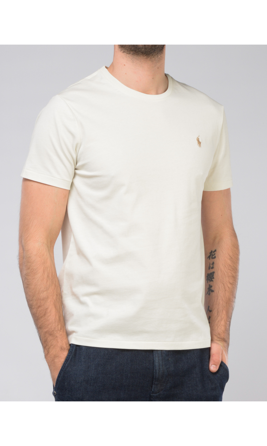 t Shirt da uomo Ralph Lauren Custom Slim Fit con logo