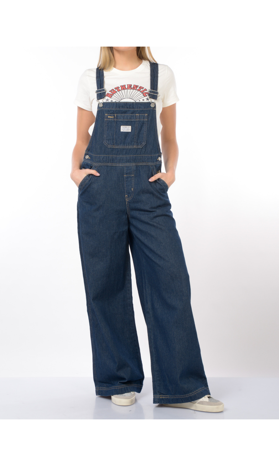 tuta Pantalone da donna Levi's® salopette in denim