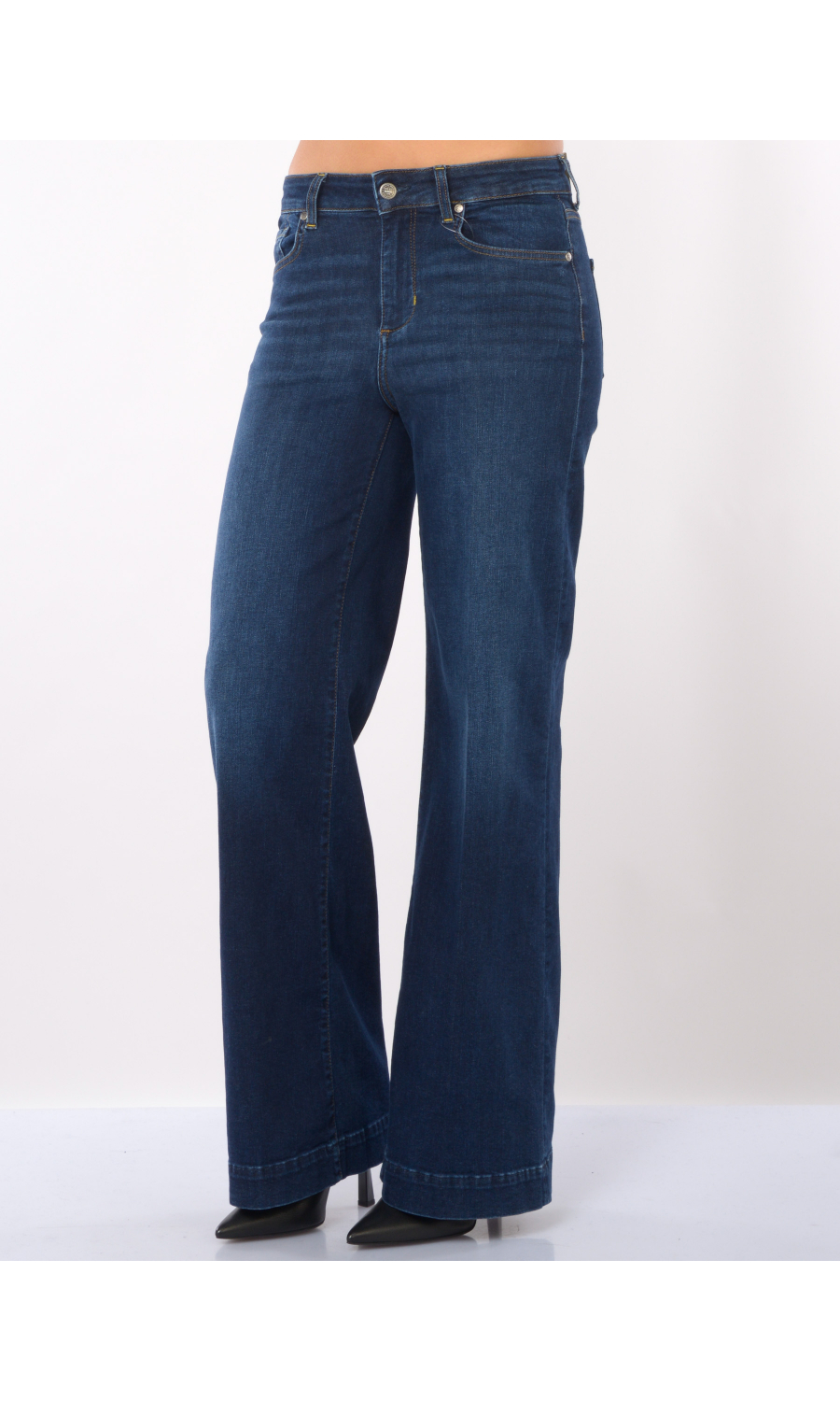 jeans da donna Liu Jo palazzo stone washed