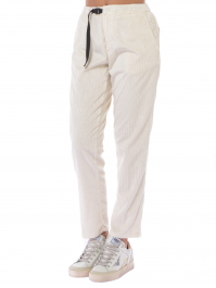 Pantalone da donna White Sand in velluto con elastico - 22WSD16303