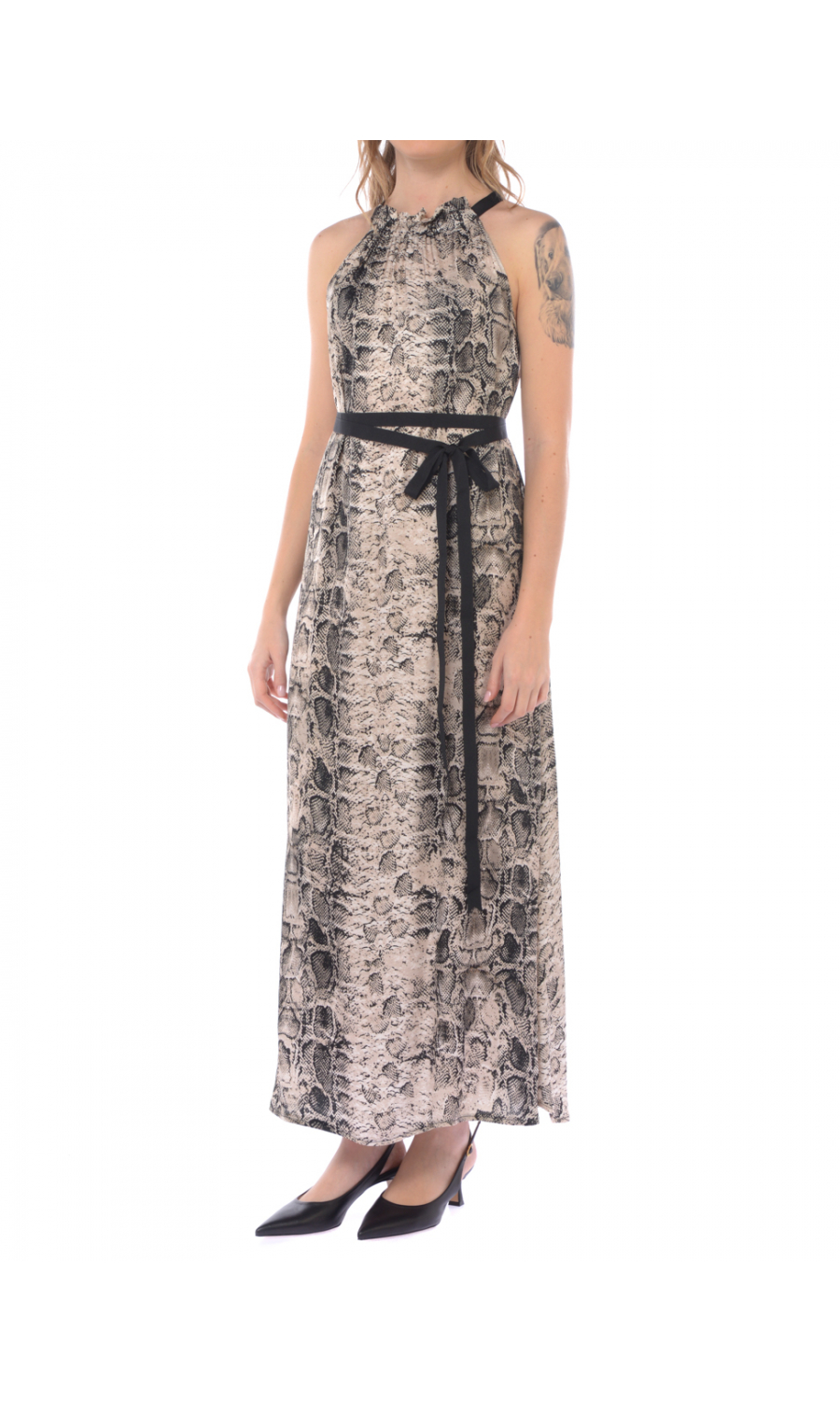 Vestito lungo pitonato sales