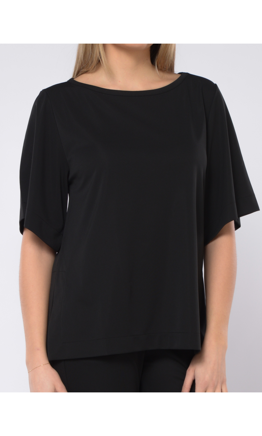Blusa corte asimetrico discount