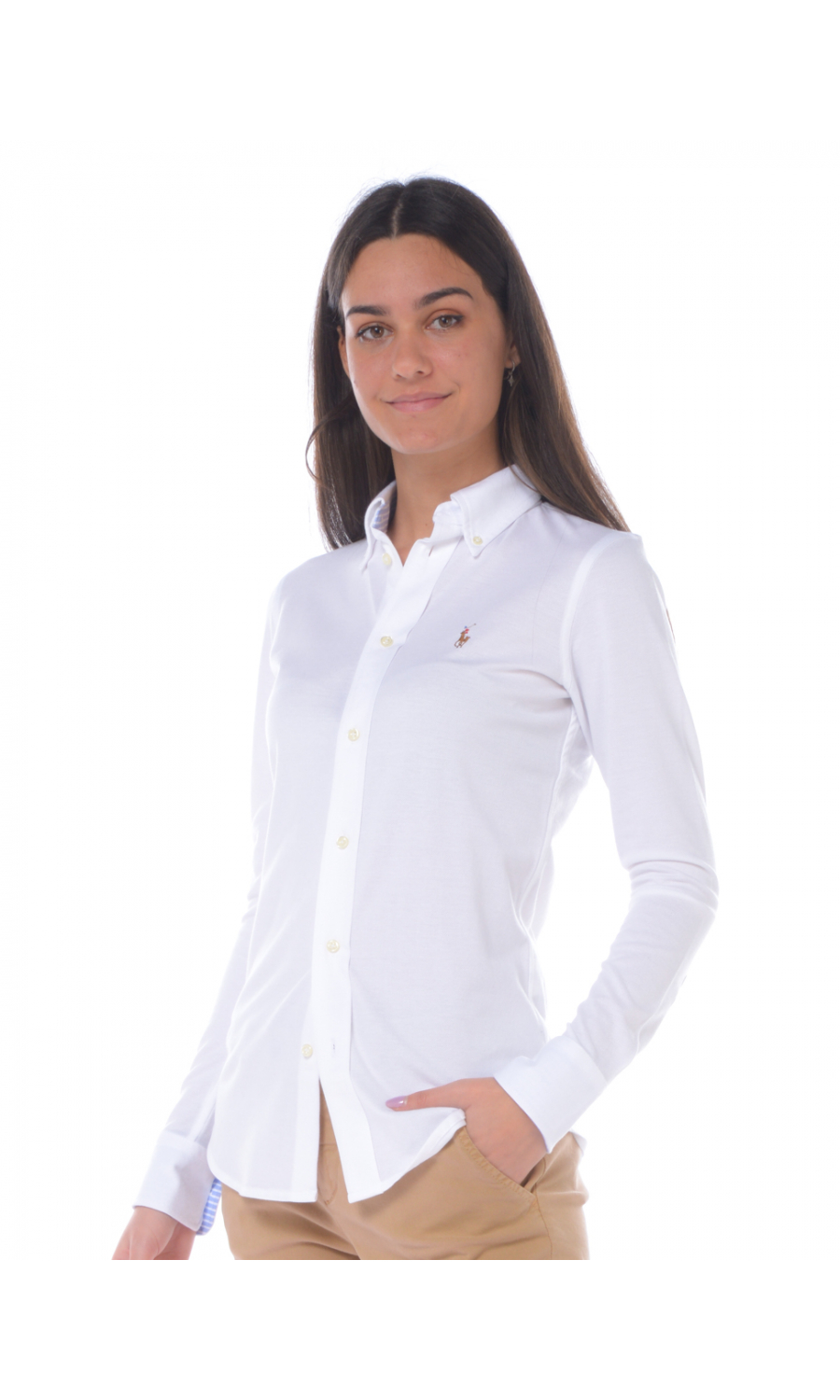 Camicia bianca ralph lauren donna shop