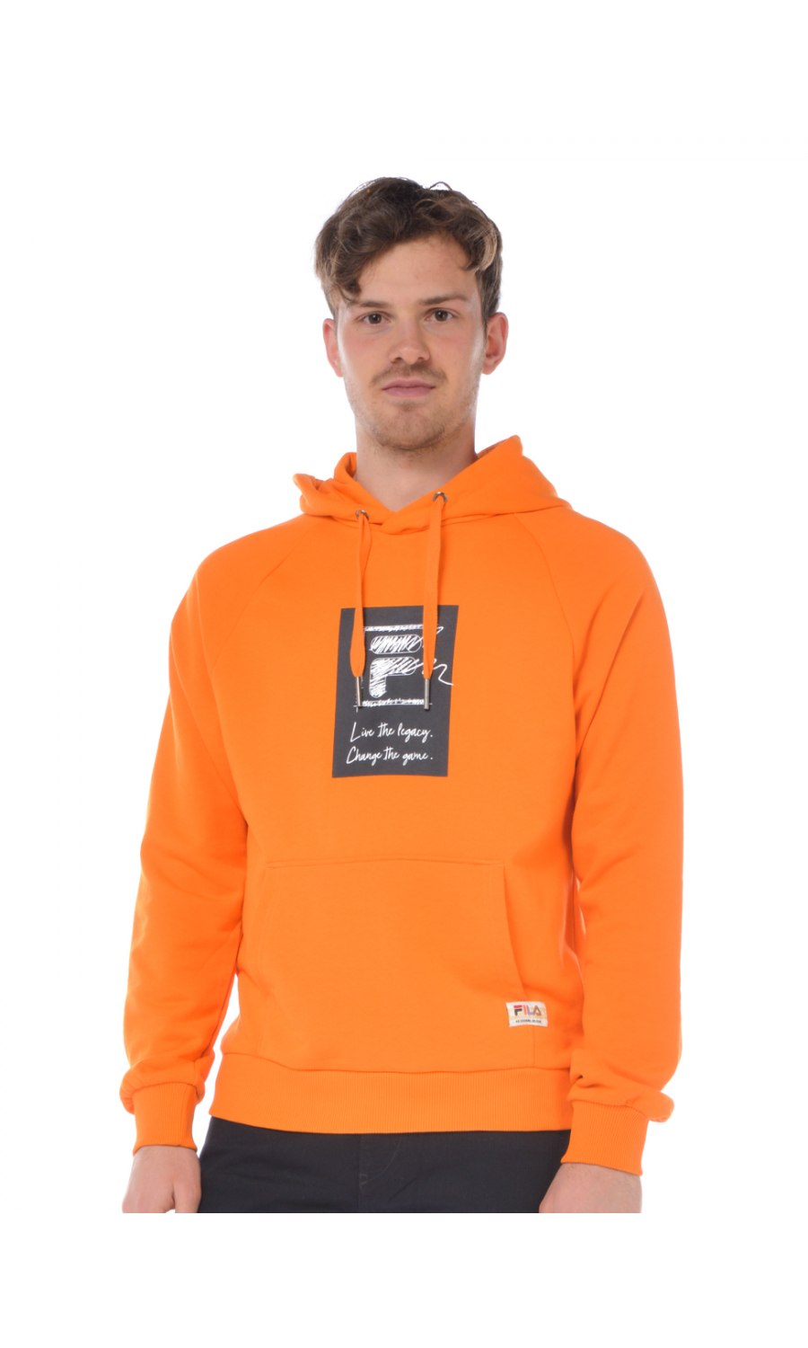 Felpa da uomo Fila con cappuccio e logo FAM0023