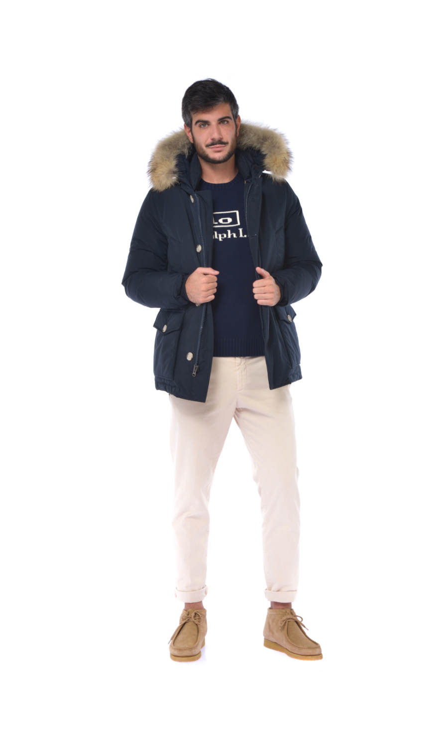 Giaccone uomo Woolrich parka con Imbottito E Piumino Ronca