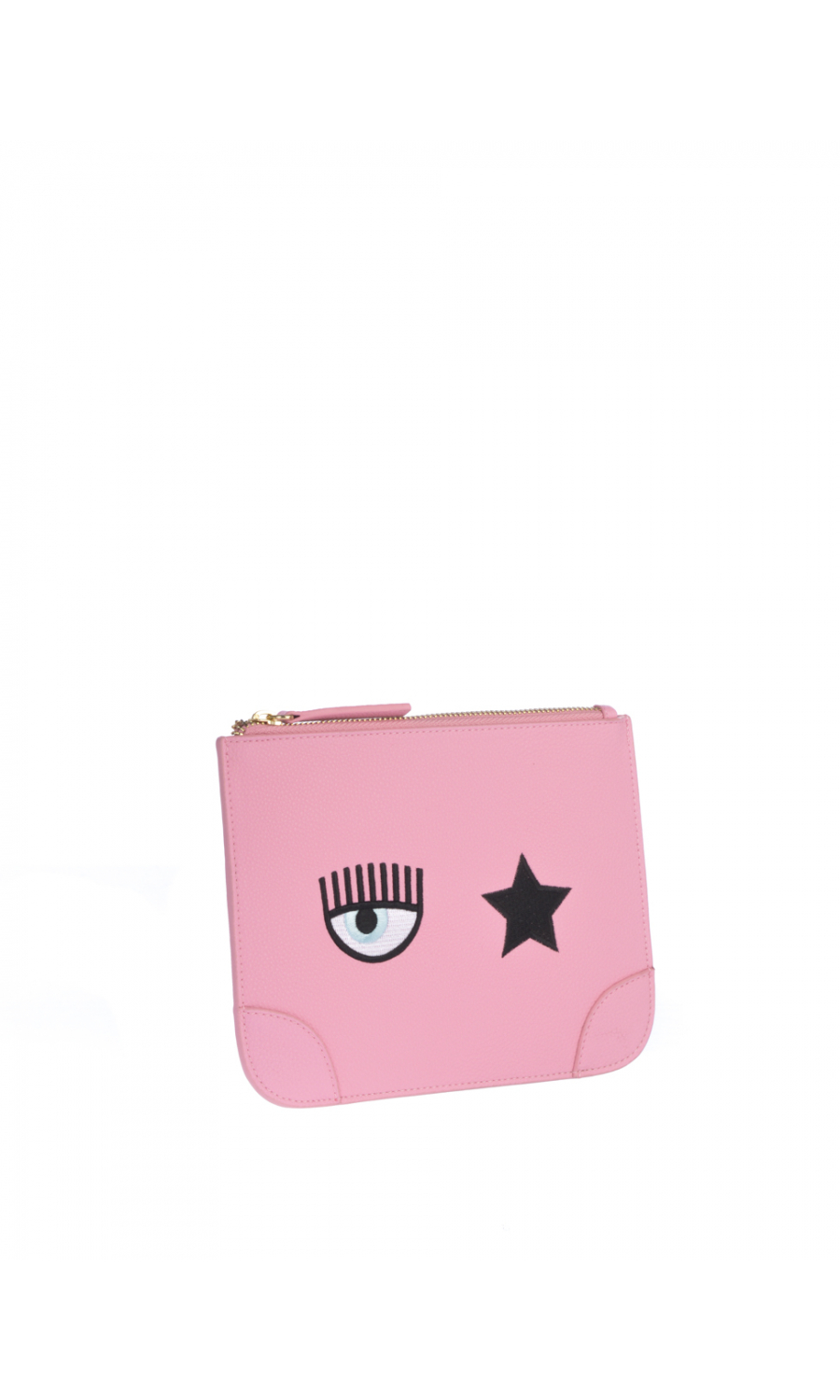 pochette da donna Chiara Ferragni con zip e loghi 72SB9XO3ZS139